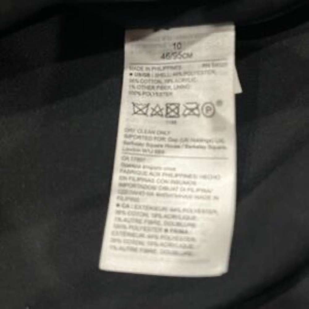 Classic Black Tweed Button-Front Mini Skirt - Picture 6 of 7